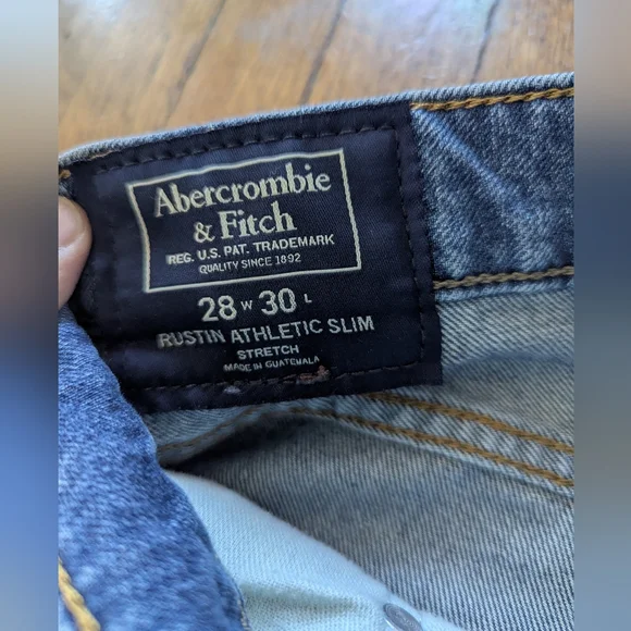 Abercrombie & Fitch Rustin Athletic Slim Jean Women's Size 28 - Picture 1 of 13